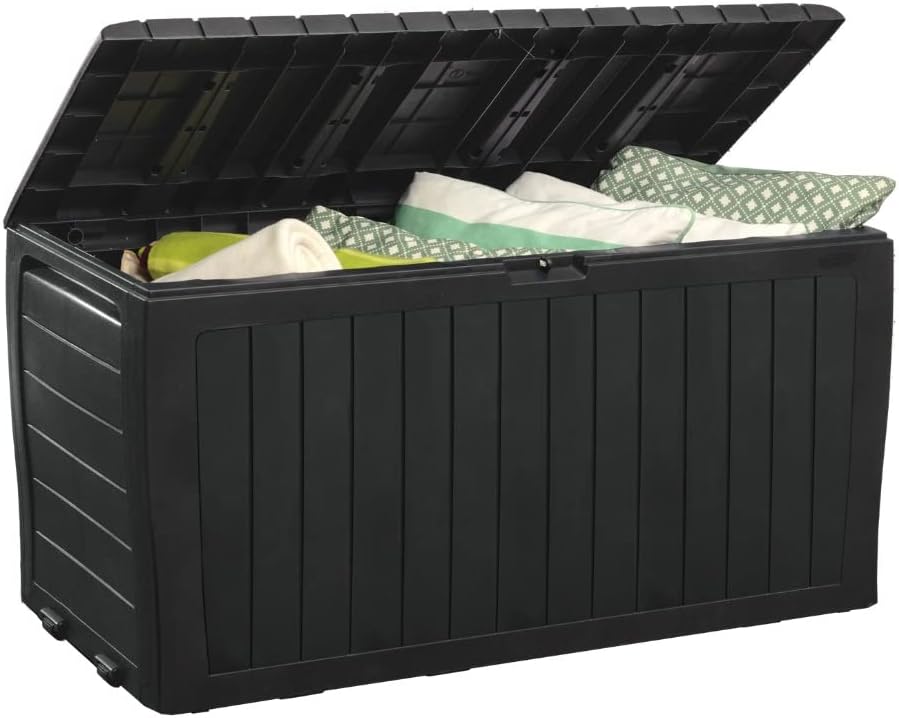 Dark Grey 71 Gallon Deck Box