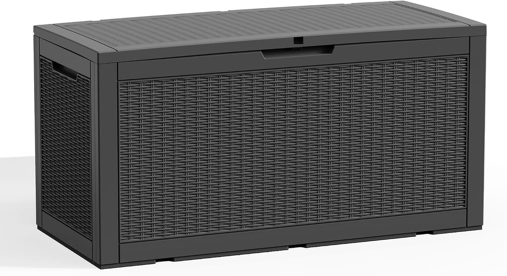 Black 120 Gallon Deck Box