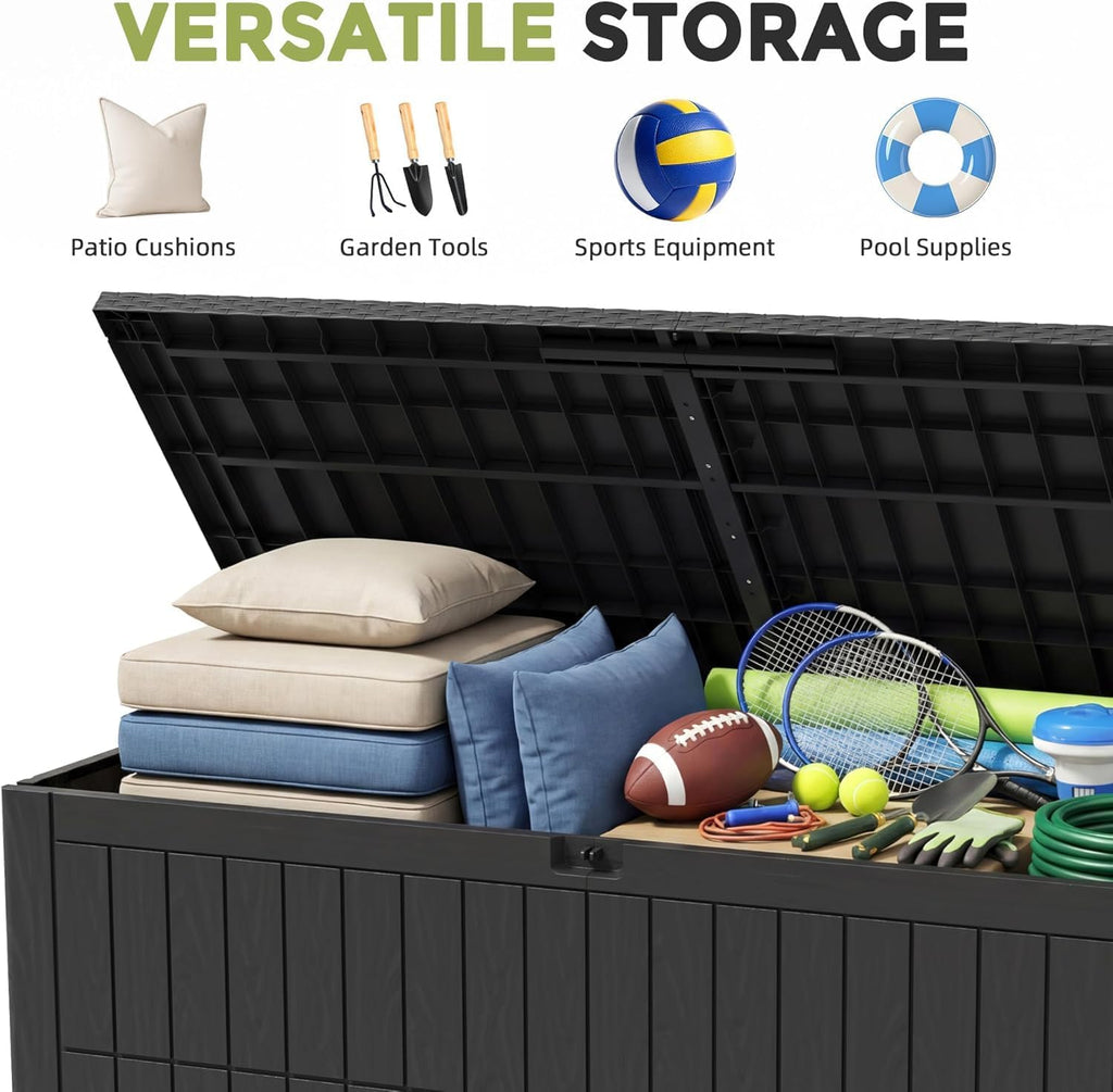 120 Gallon Resin Deck Storage Box