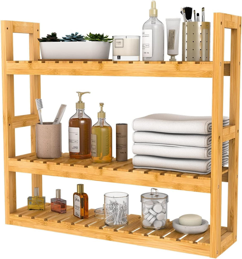 3-Tier Bamboo Over Toilet Storage Shelf