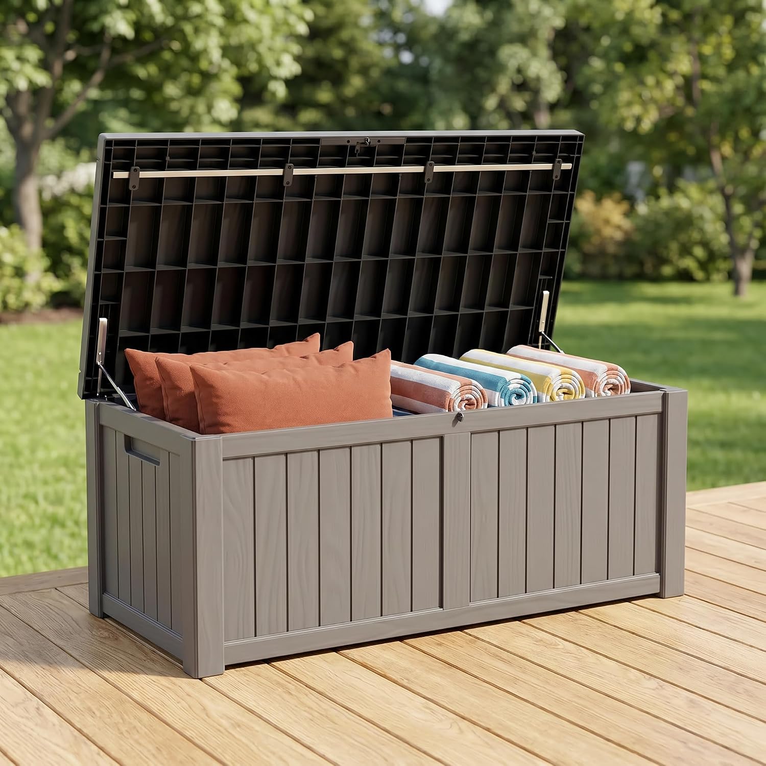 148 Gallon Resin Deck Box
