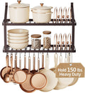 Bronze Heavy Duty Wall Pot Rack