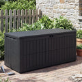 120 Gallon Resin Deck Storage Box