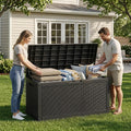 Black 120 Gallon Deck Box