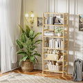 6-Tier Adjustable Bamboo Storage Shelf