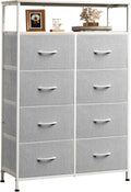 Light Gray Fabric Dresser